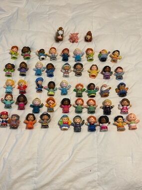Fisher-Price Little People Assorted Kids Toy Figures - Multicolor Toy Lot 48 pcs